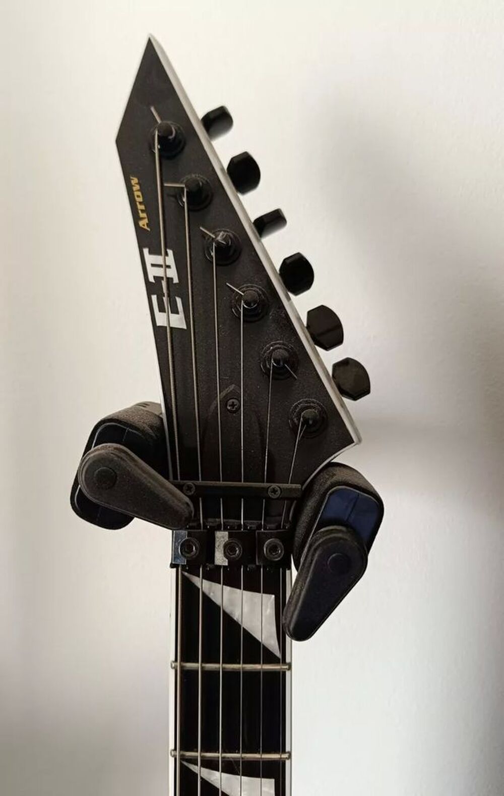 Guitare &eacute;lectrique ESP E-II Arrow FR Black Silver Fade Instruments de musique