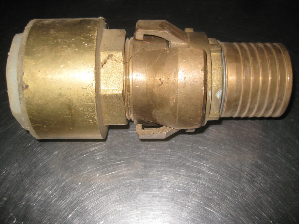 Cr&eacute;pine york laiton &quot; avec manchette male 2&quot; Bricolage