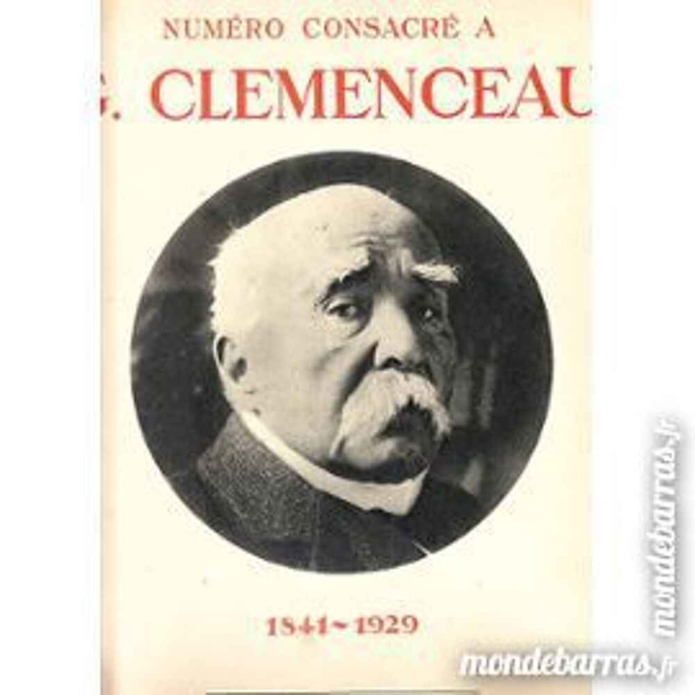 L'ILLUSTRATION G. CLEMENCEAU Livres et BD