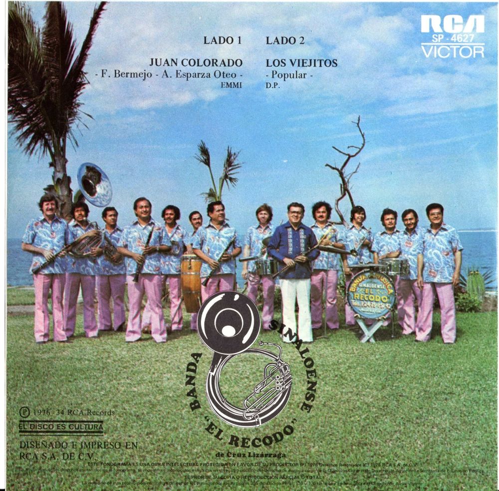 SP Banda El Recodo De Cr&uacute;z Liz&aacute;rraga : Juan Colorado CD et vinyles