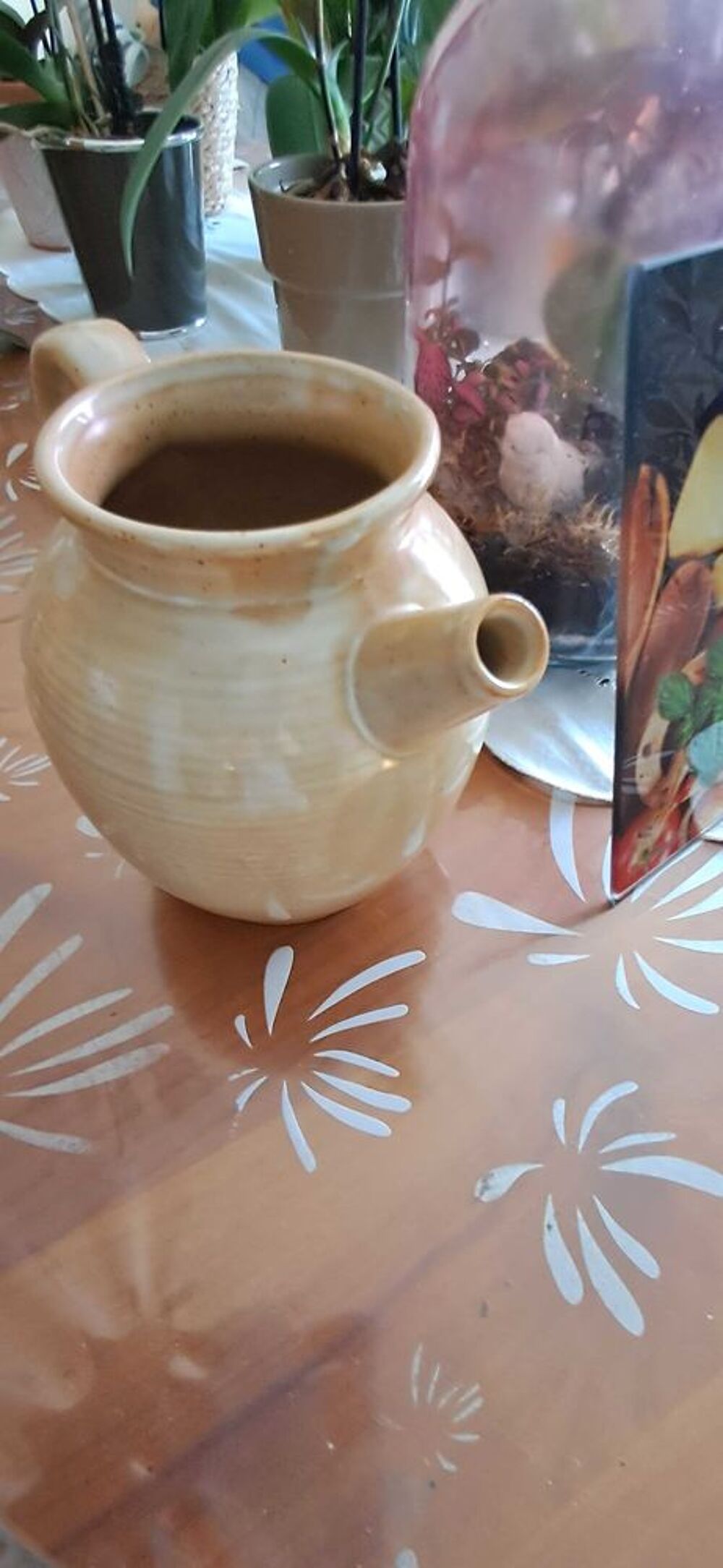 carafe beige Décoration