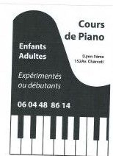 cours de piano 0 69005 Lyon