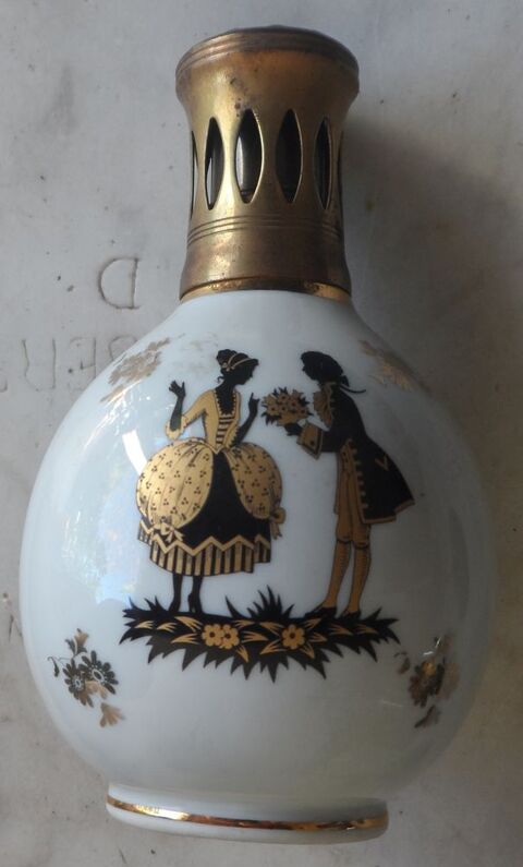 Lampe BERGER vintage en porcelaine de Limoges dco XVIIIme  45 Castries (34)
