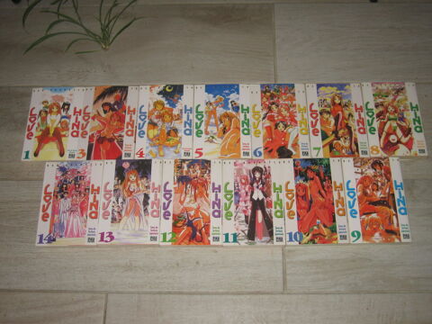 lot 13 mangas LOVE HINA 1 +3 A 14 PIKA EDITIONS 40 C�zy (89)