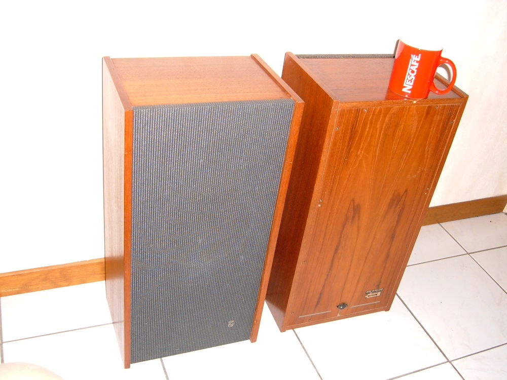 ENCEINTES large bande (&agrave; HAUT PARLEUR BICONE) unique 70' Audio et hifi