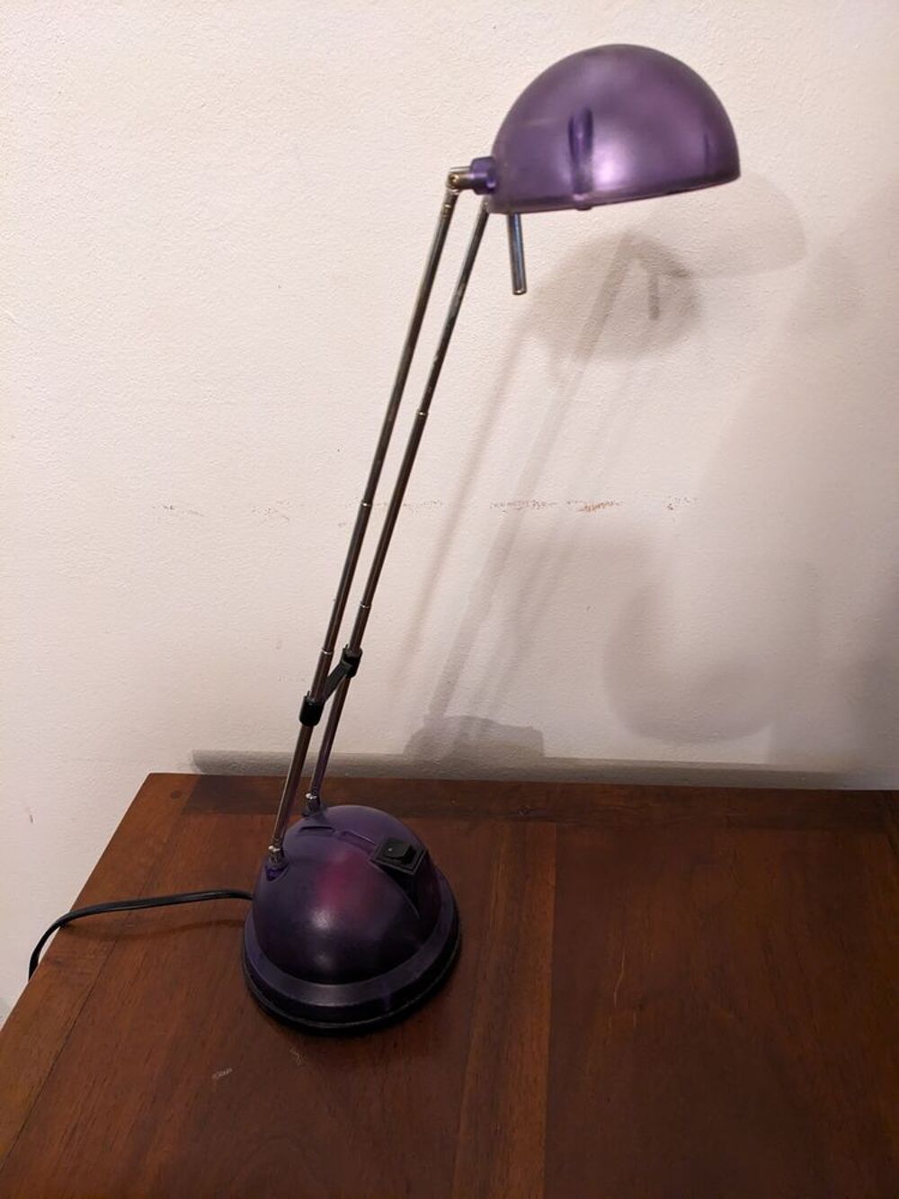 lampe de bureau halog&egrave;ne translucide et t&eacute;lescopique en parf Décoration