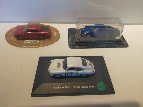 lot de 3 Renault Alpine 1/43ème (8.50€ l'une)
20 Mirecourt (88)