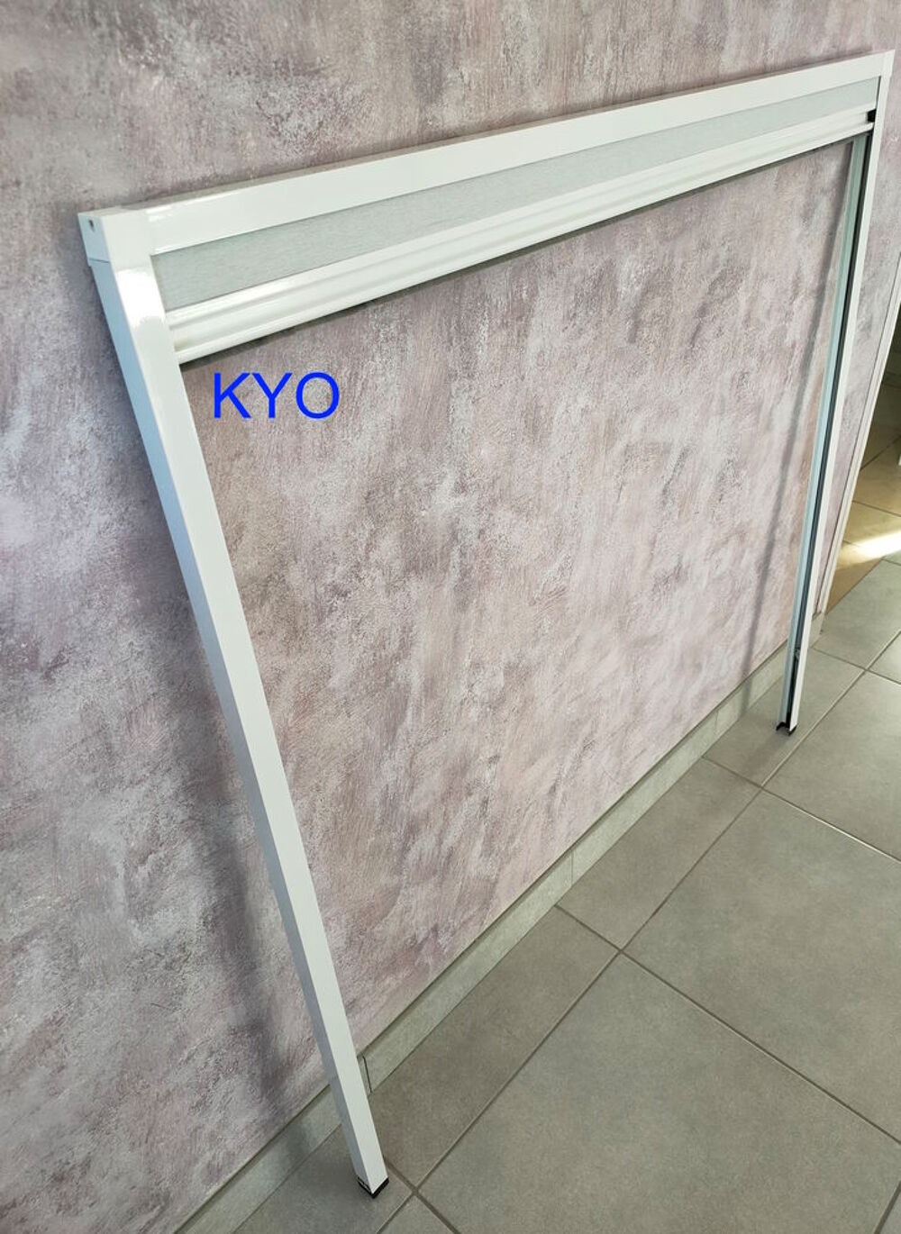 Porte accord&eacute;on coulissante pliante 110x110cm placard blanc Bricolage