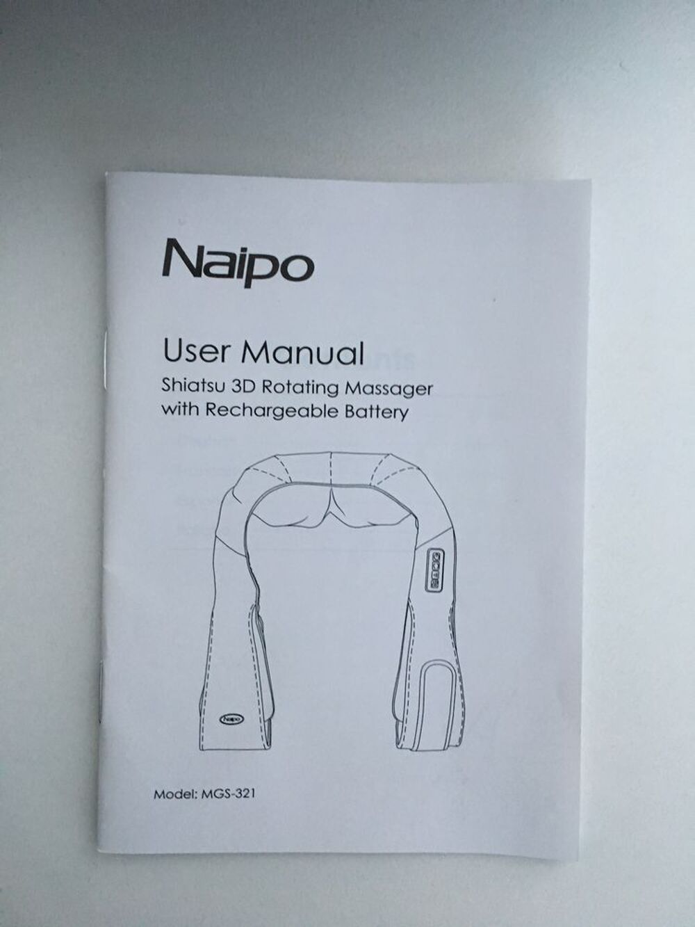  Masseur " SHIATSU NAIPO MGS 321 " Sports