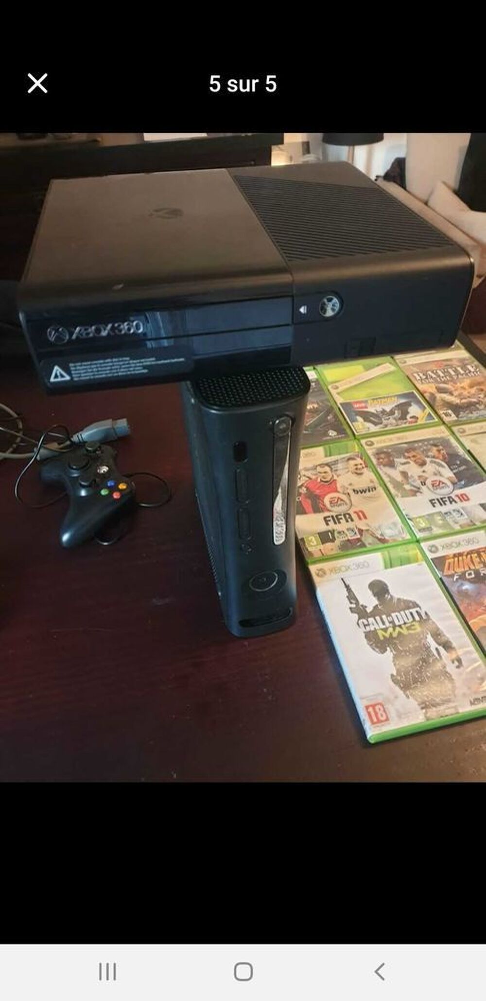 xbox 360 1 manette 11 jeux Consoles et jeux vid�os