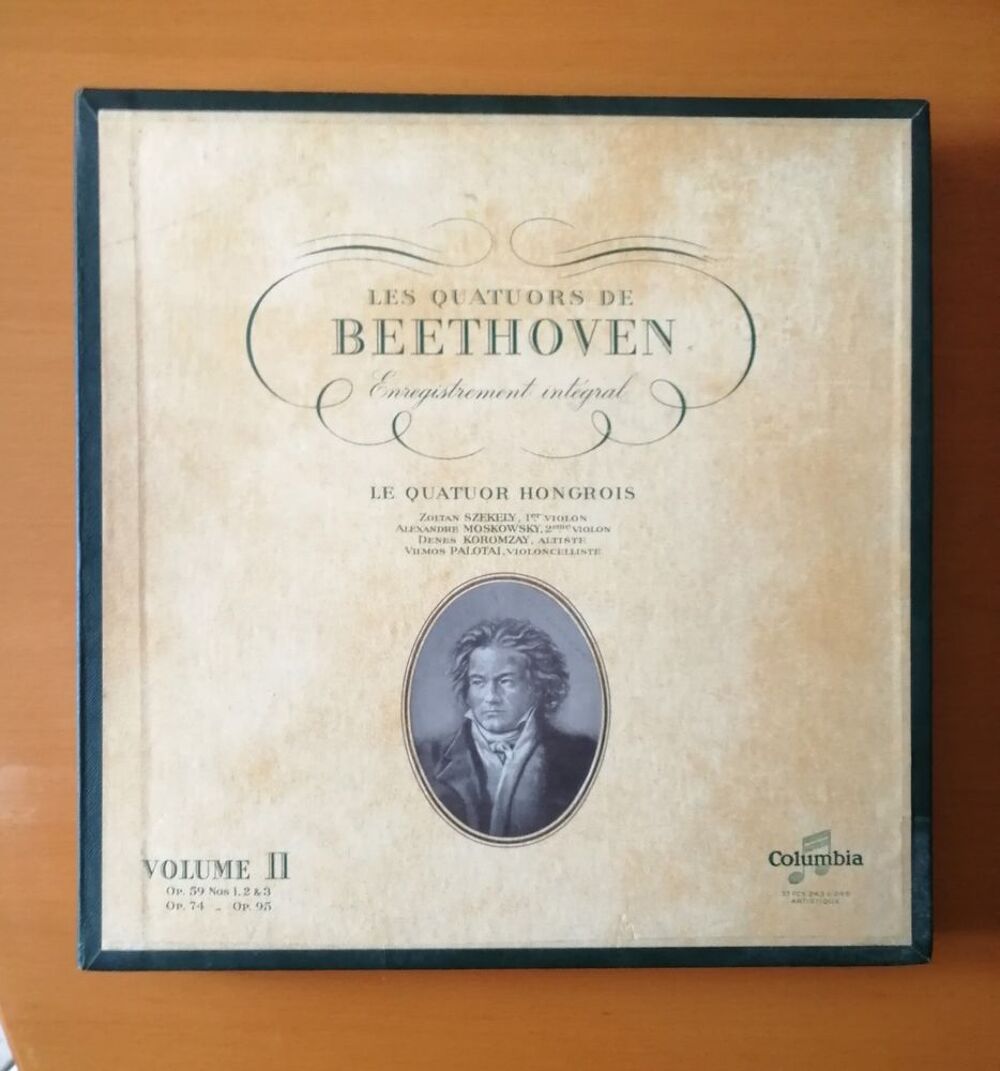 Coffret 3LPs Les quatuors de Beethoven volume II - Columbia CD et vinyles