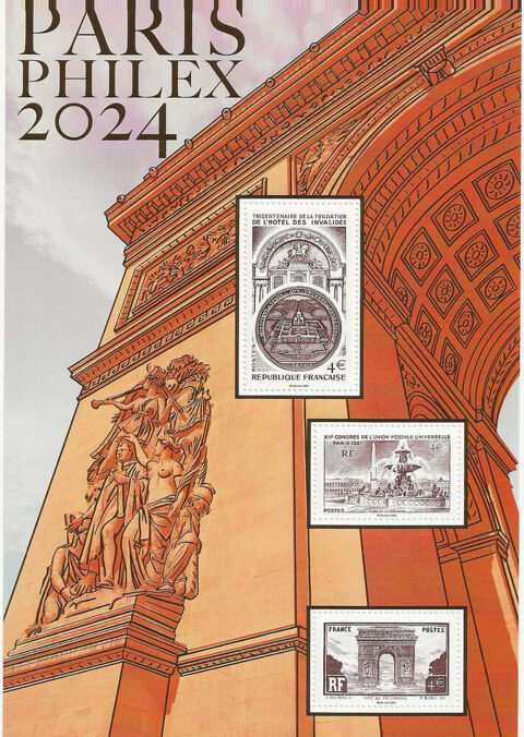 FEUILLET N° F5786 TIMBRES FRANCE  PARIS PHILEX 2024 Hem (59)