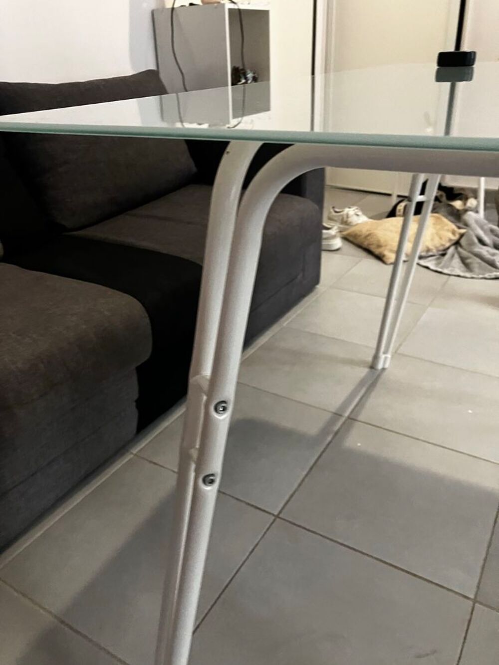 table en verre 4 personnes Meubles