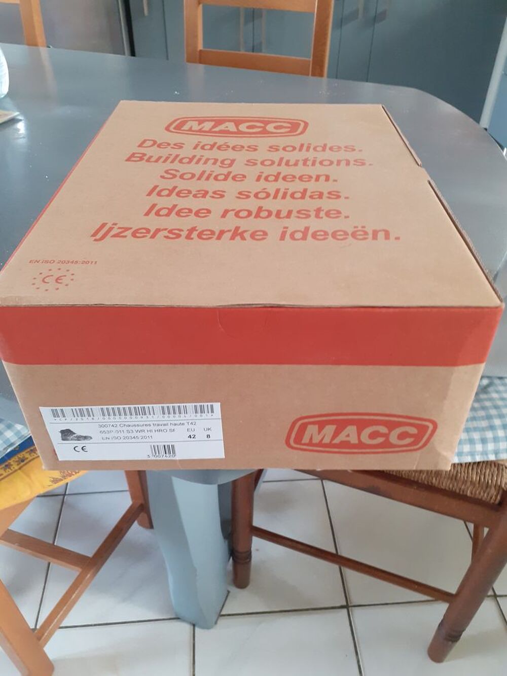Chaussure de securite macc hot sale
