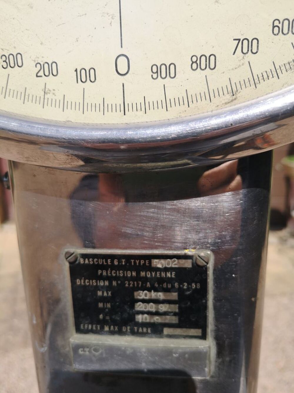 Balance inox Testut vintage Electroménager