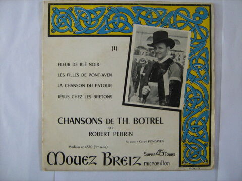 DISQUE BRETON MOUEZ BREIZ chansons de THEODORE BOTREL 4 Brest (29)