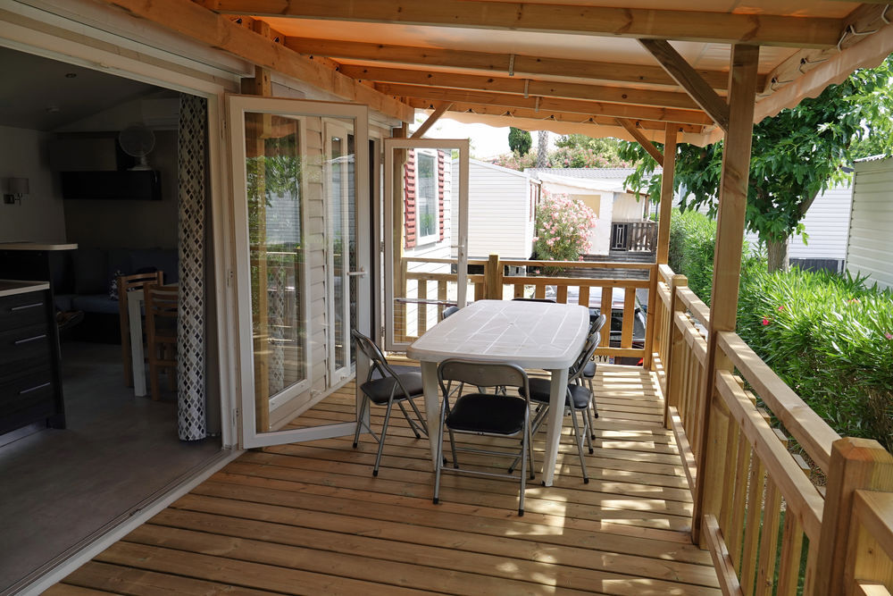 Mobil home 38 m2 Jardin