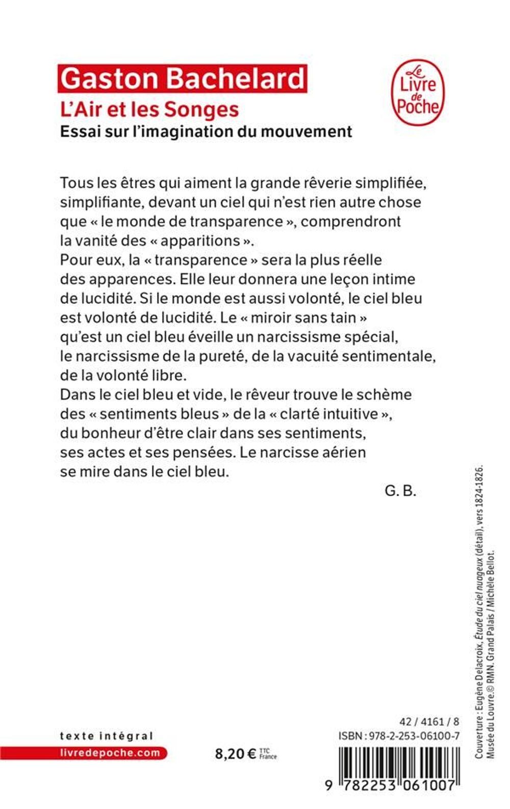 L'air et les songes - essai sur l'imagination du mouvement Livres et BD