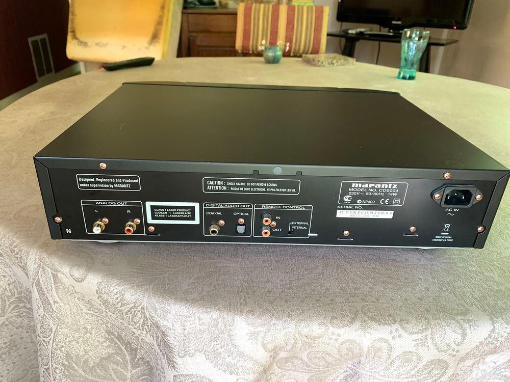 Lecteur CD Marantz CD5004 noir Audio et hifi