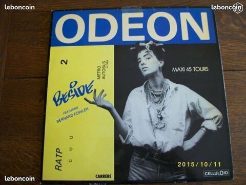 Vinyl maxi 45t BESIDE Odeon 10 Malz�ville (54)