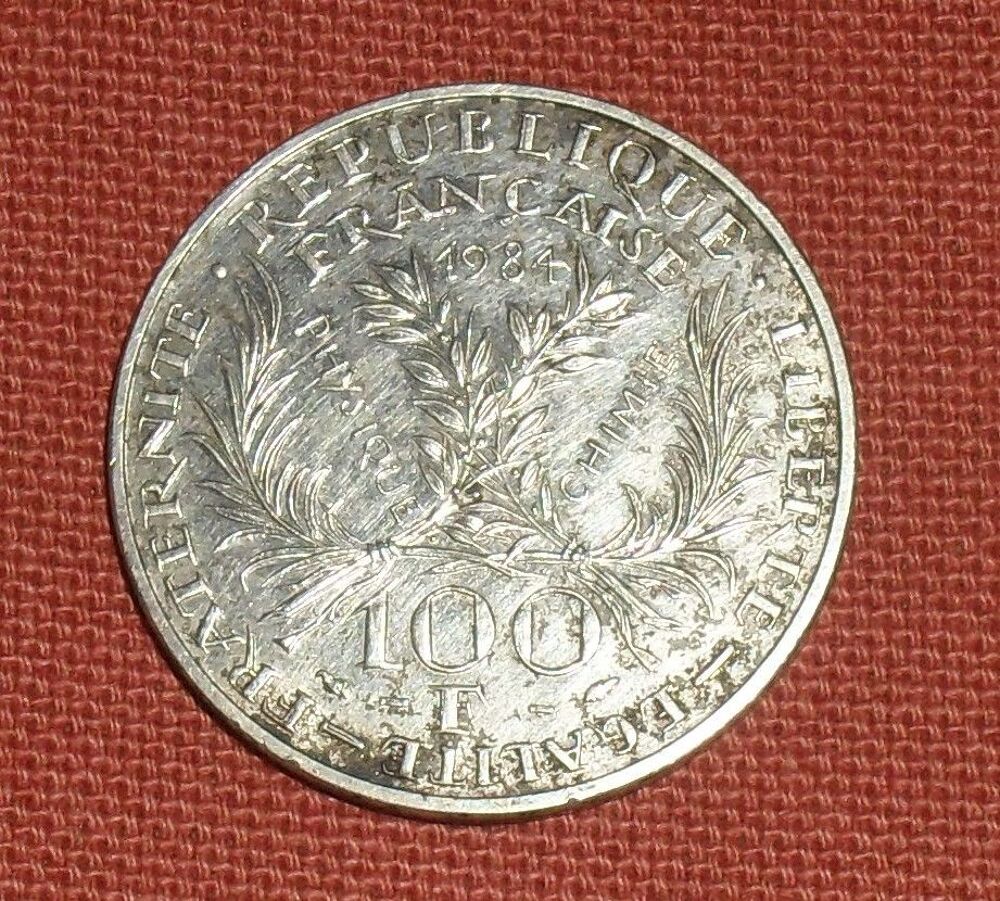 Pi&egrave;ce de 100 Francs Argent Marie-Curie 1984 Argent 900 ? 