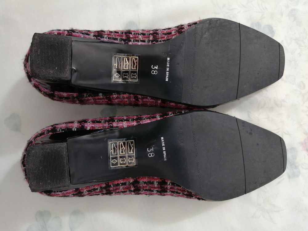 CHAUSSURES NEUVES SALAMANDER ROSE/NOIR Chaussures