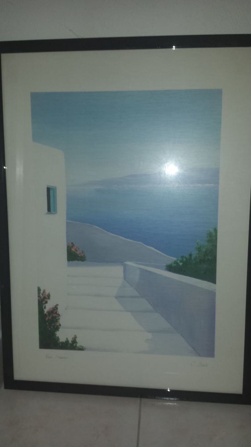 2 litographies paysages grecs Dcoration