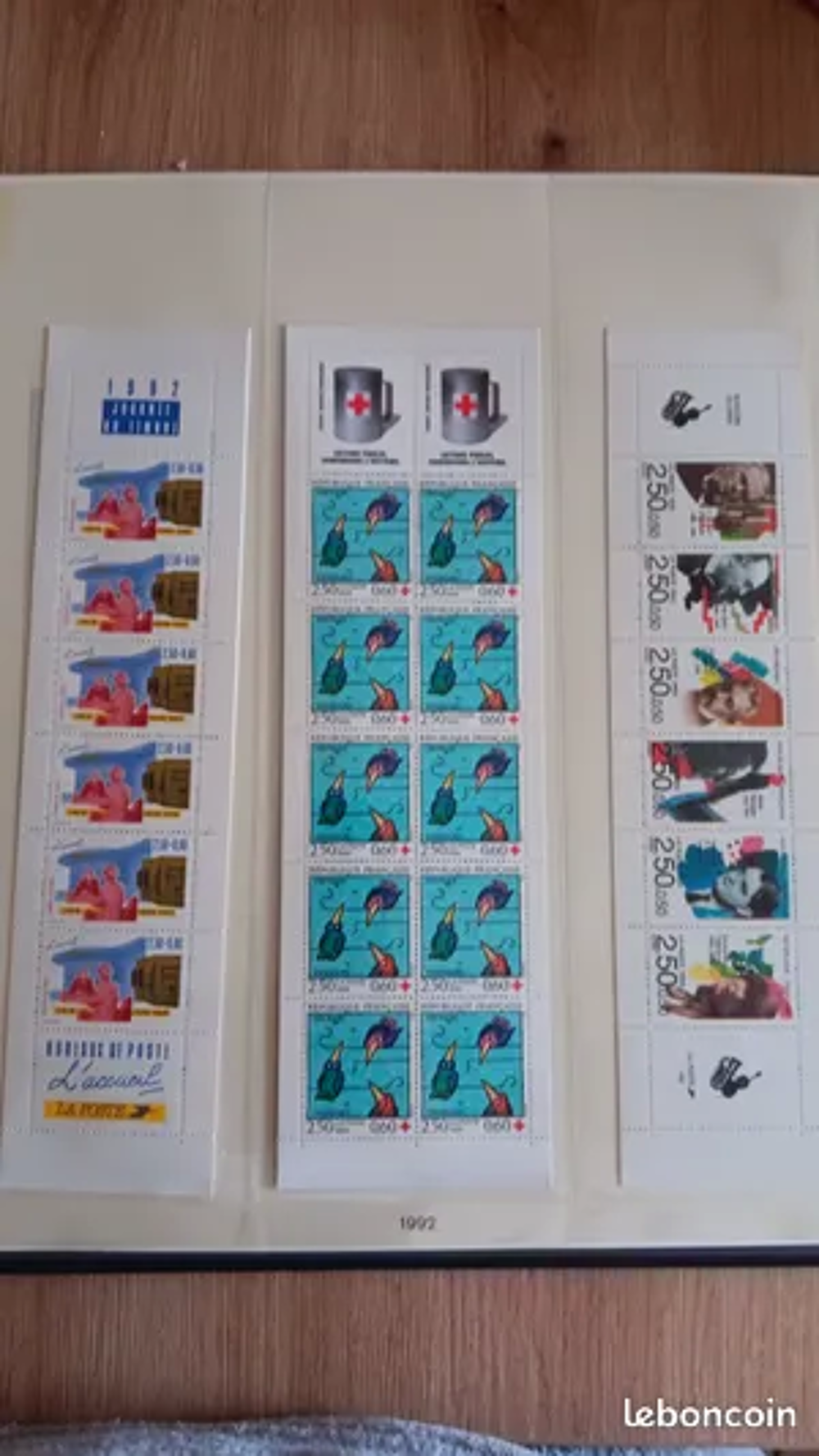 Collection de timbres non oblit&eacute;rer 