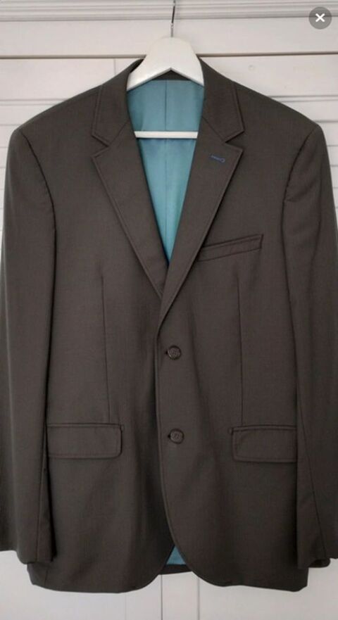 Ensemble de Costume Gris-Bleu > T50 & 40 / 80% Laine 15 Maureilhan (34)