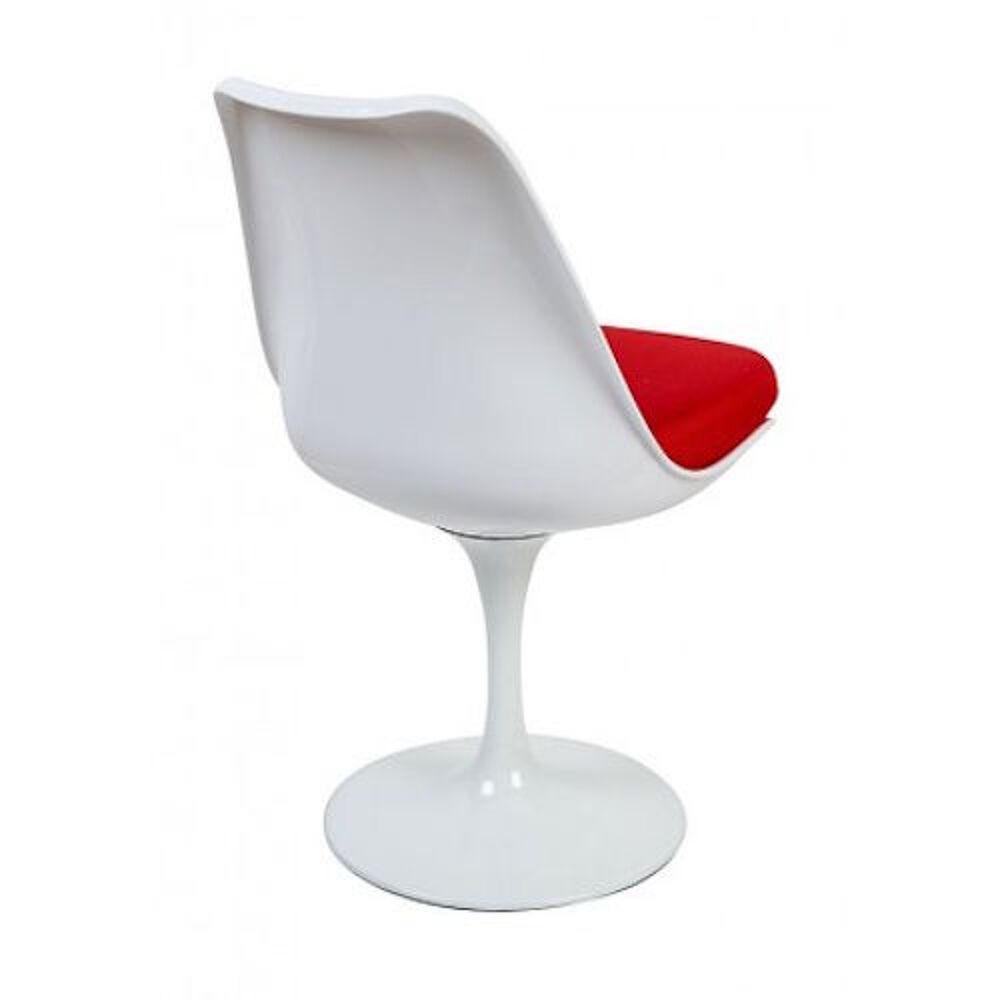 Chaise design tulip saarinen brillante coussin hauteur 5 cm Meubles