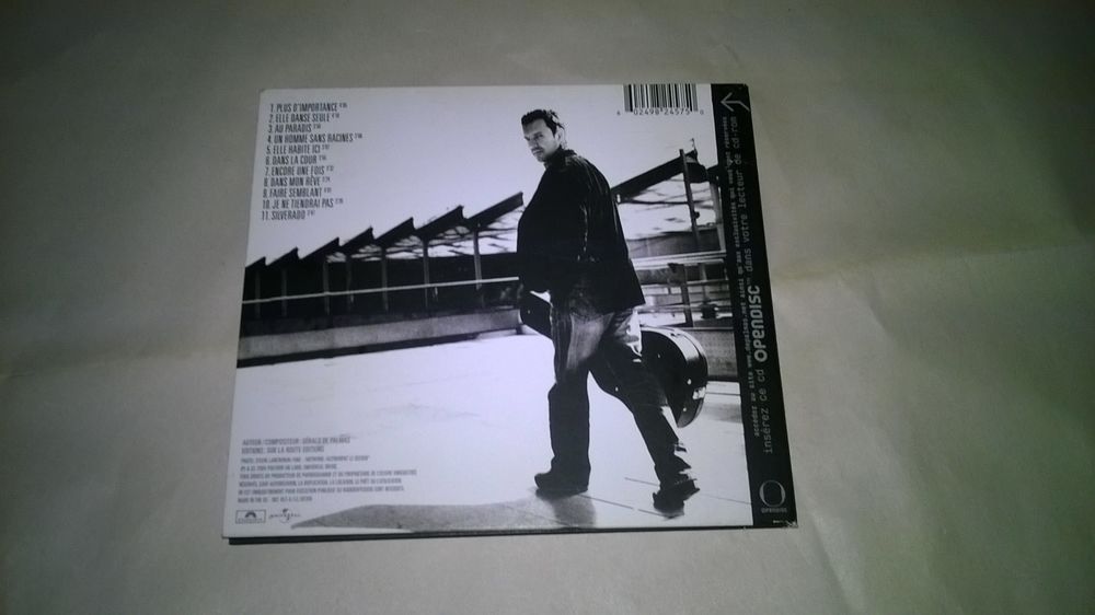 CD Gerald de Palmas
Un Homme Sans Racines
2004
Excellent CD et vinyles