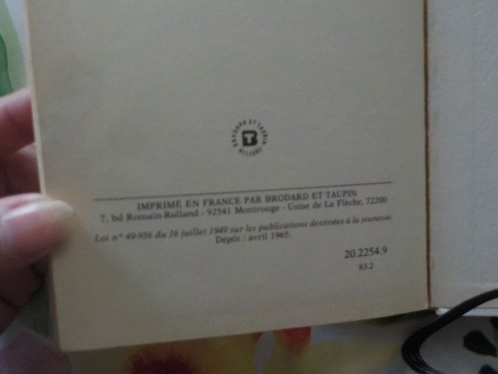 OUI-OUI ET LA GOMME MAGIQUE E; BLYTON Biblioth&egrave;que Rose 1965 Livres et BD