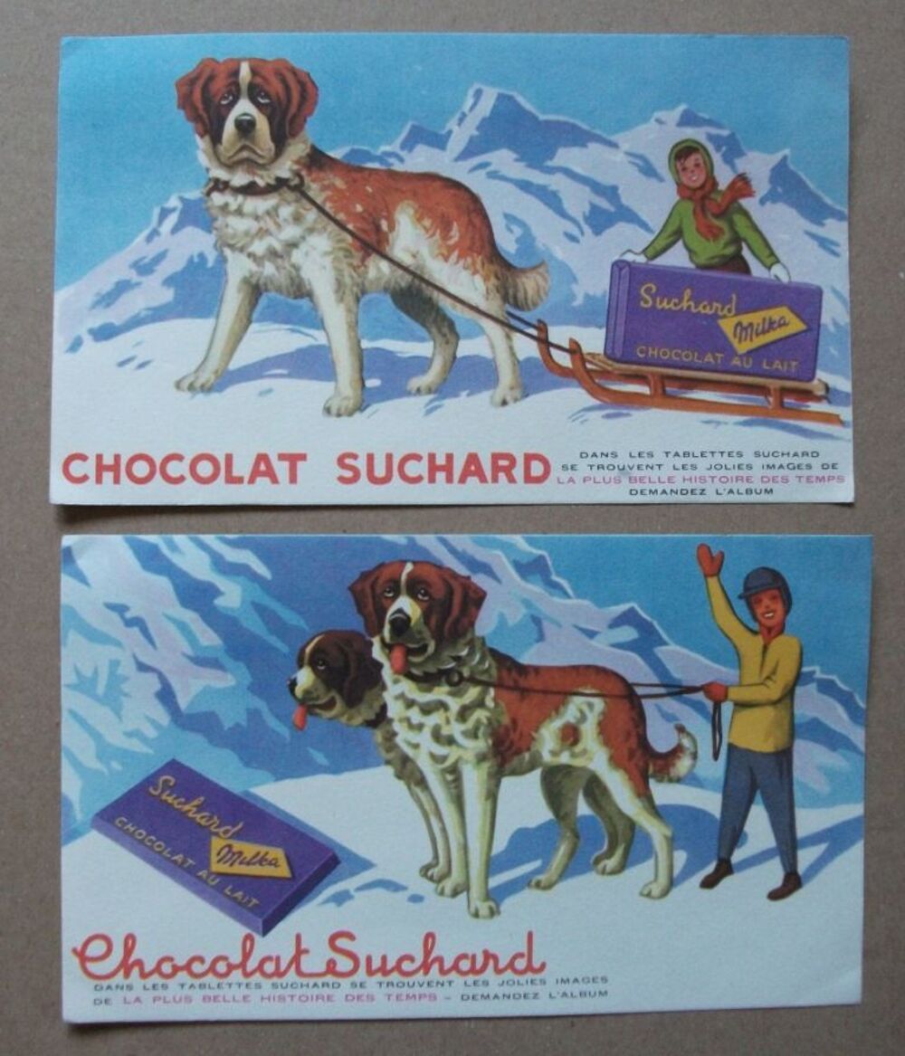 Lots de Buvards : Suchard, Grosjean et Scaramelli 