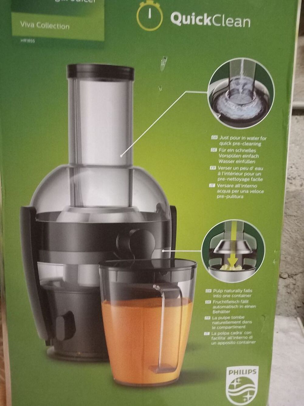 Centrifugeuse PHILIPS fruits et legumes Electroménager