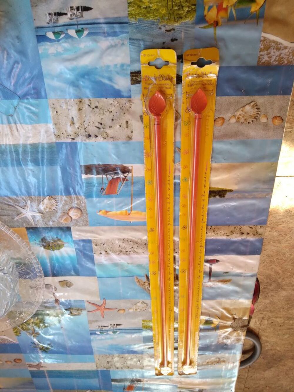 2 tringles &agrave; rideaux Décoration