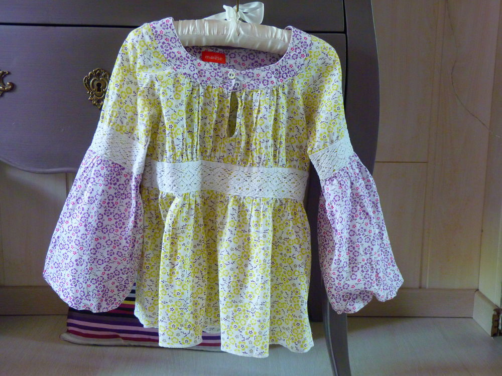 blouse multicolore Mar&egrave;se fille 5 ans tbe Vtements enfants