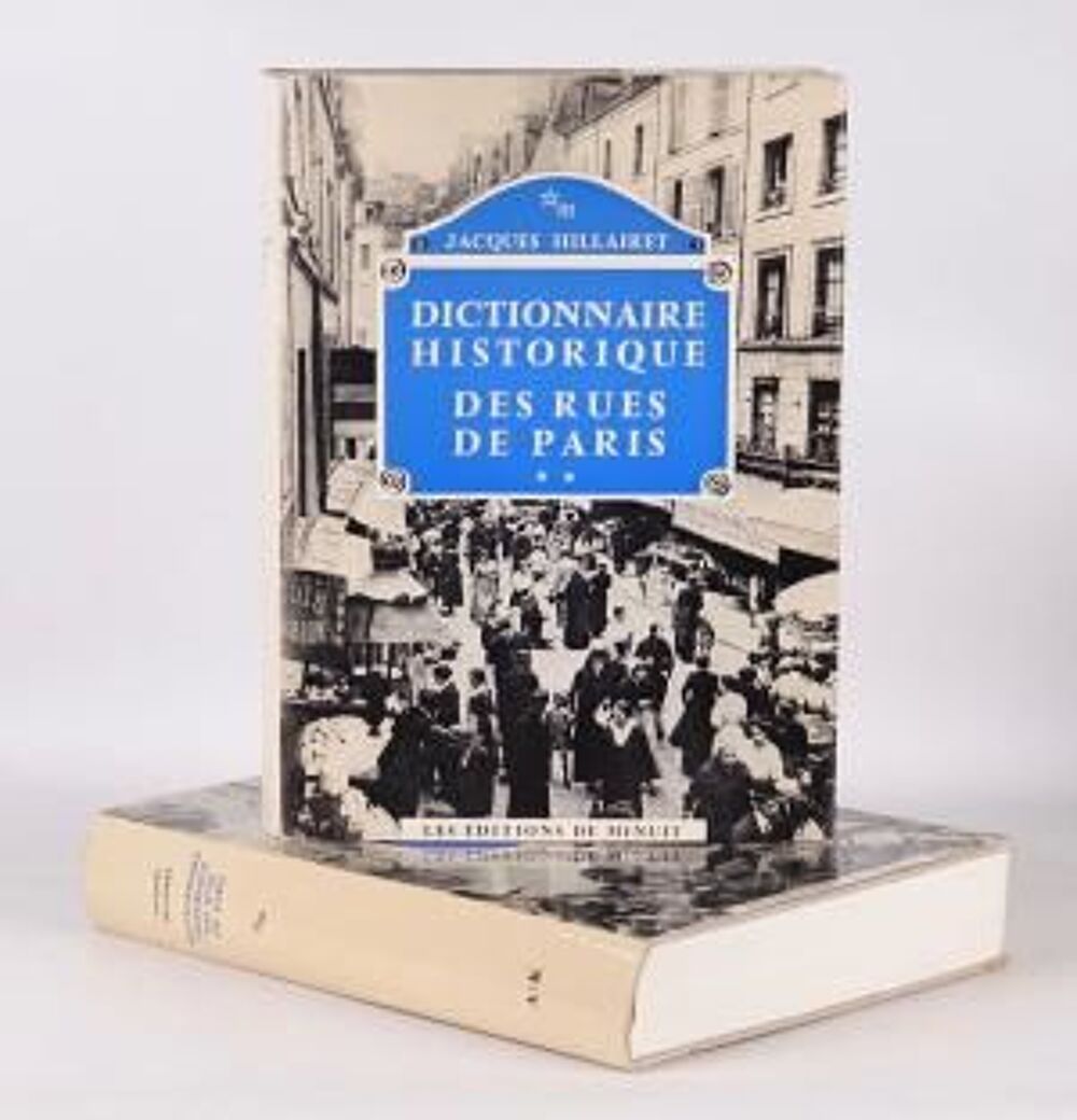 DICTIONNAIRE HISTORIQUE DES RUES DE PARIS Livres et BD