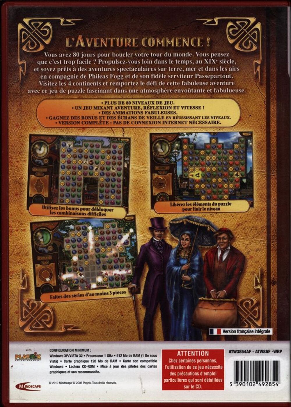 PUZZLE ? autour du monde en 80 jours pour PC
Consoles et jeux vid�os