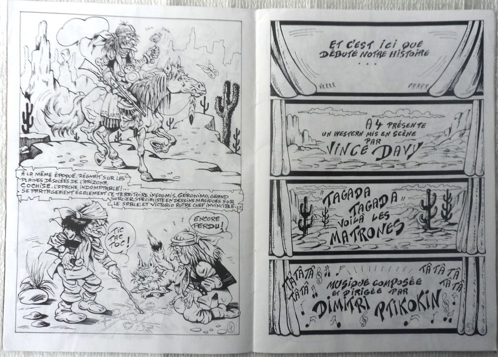 BANDE DESSIN&Eacute;E DE VINCE DAVY ALERTE AUX MATRONES 
25 pages 
Livres et BD