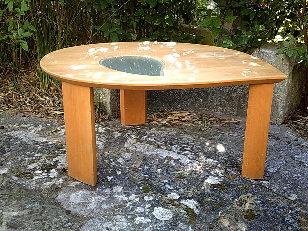 table basse en orme massif "&eacute;dition SELTZ " Meubles