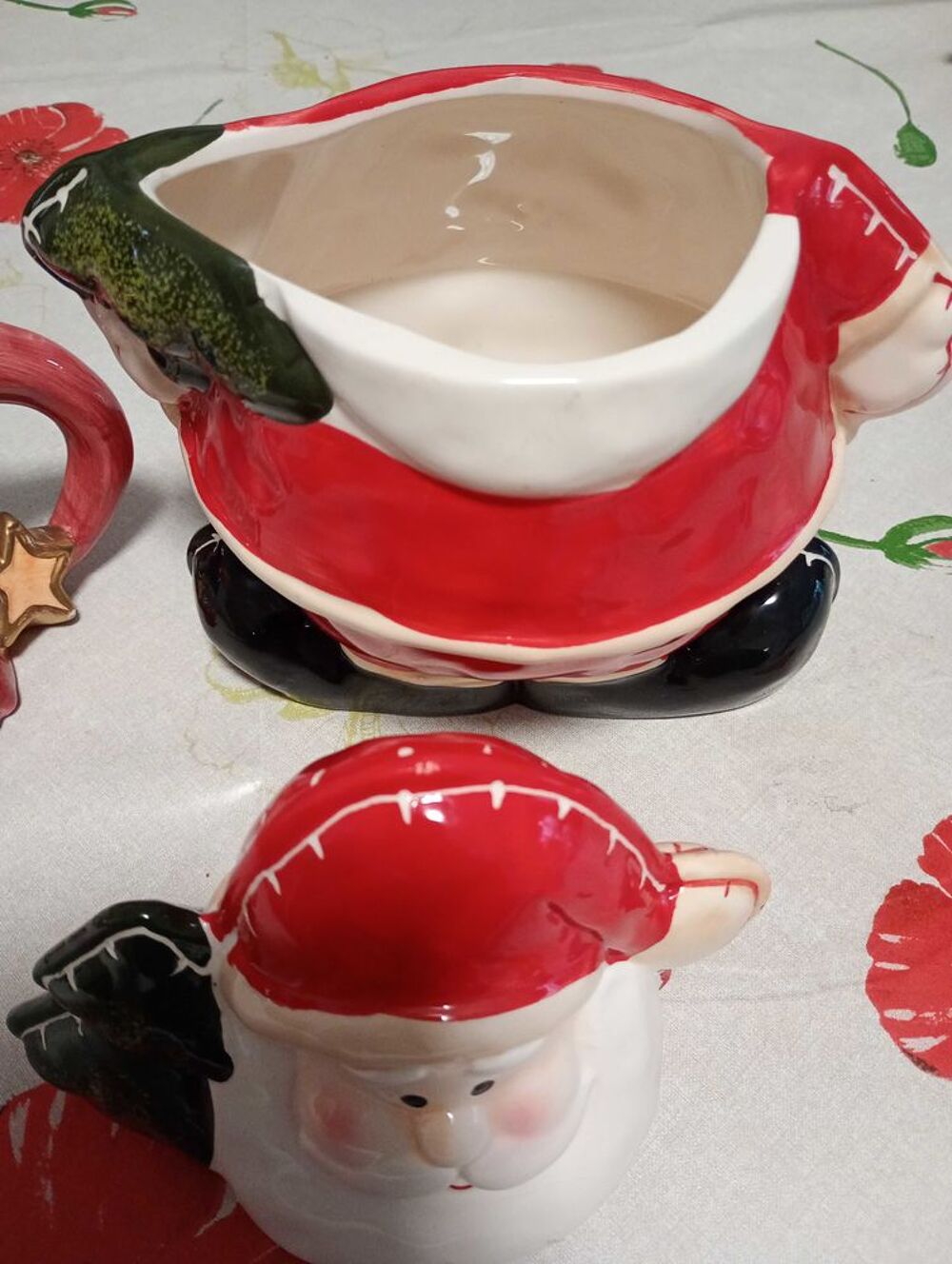 tasses bo&icirc;te &agrave; biscuits p&egrave;re No&euml;l Décoration