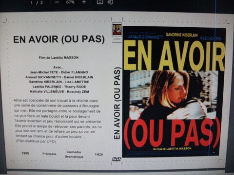Rare film :   En avoir ou pas   40 Saint-Médard-en-Jalles (33)