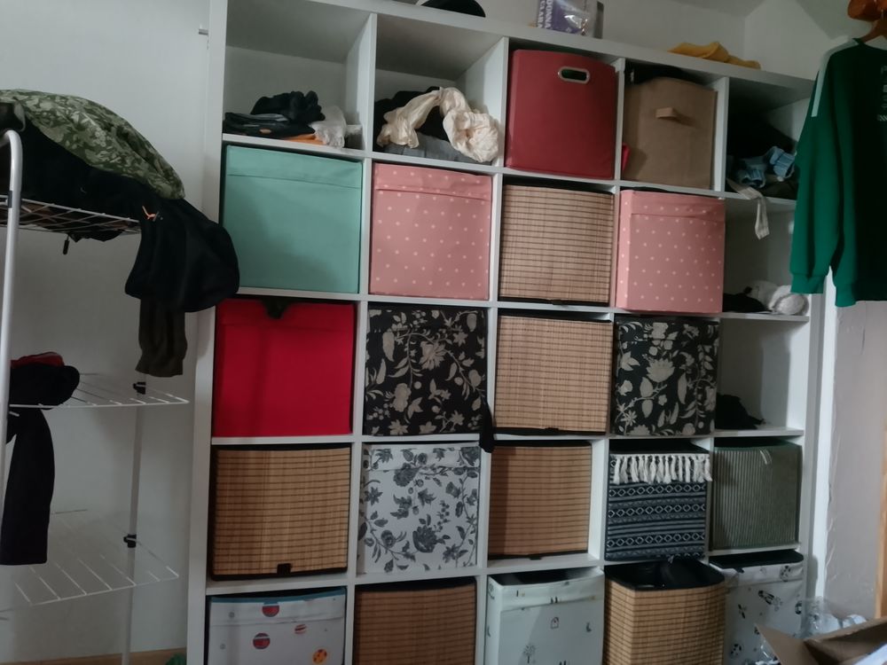 Meuble 25 cases kallax ikea blanc Meubles