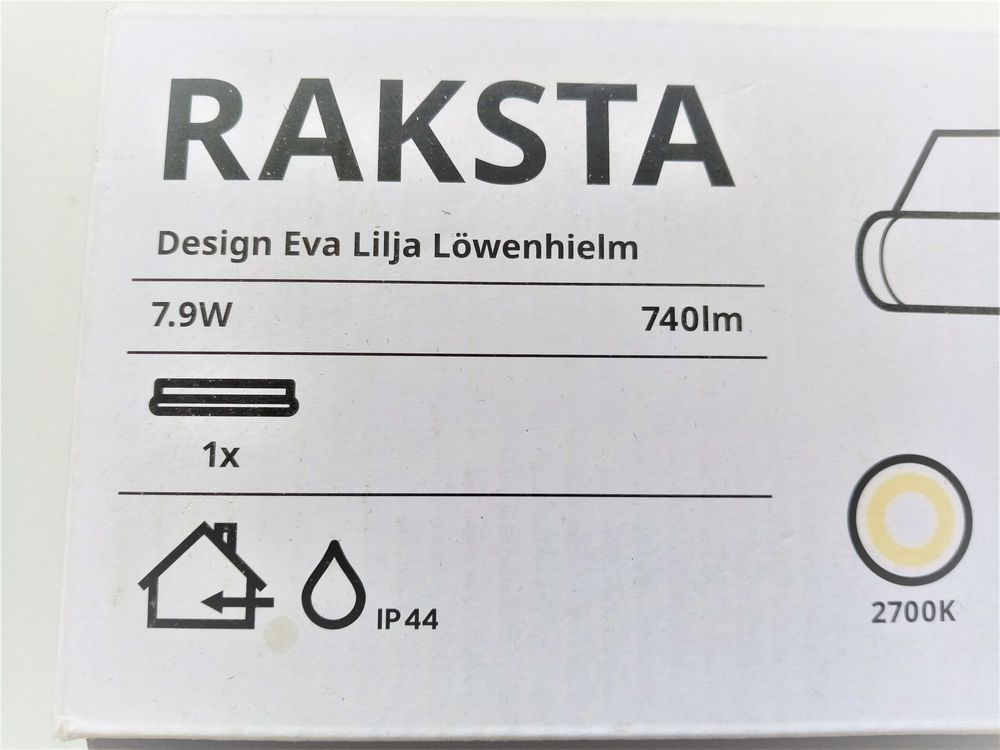 Luminaire applique blanc Ikea pour salle de bain ou cuisine Electroménager