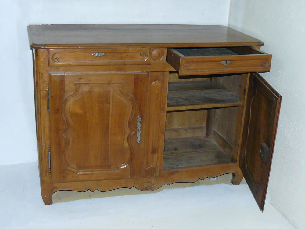 Buffet ancien en bois avec tiroir et placard Meubles
