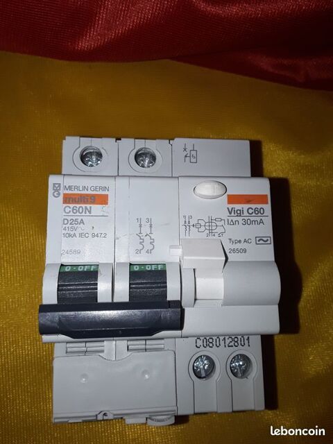 Disjoncteur differentiel mg24589/26509 24 Serres-Castet (64)