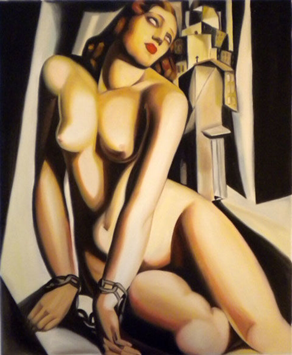 Tableau toile peinture TAMARA DE LEMPICKA ANDROMEDE Toile mo Décoration