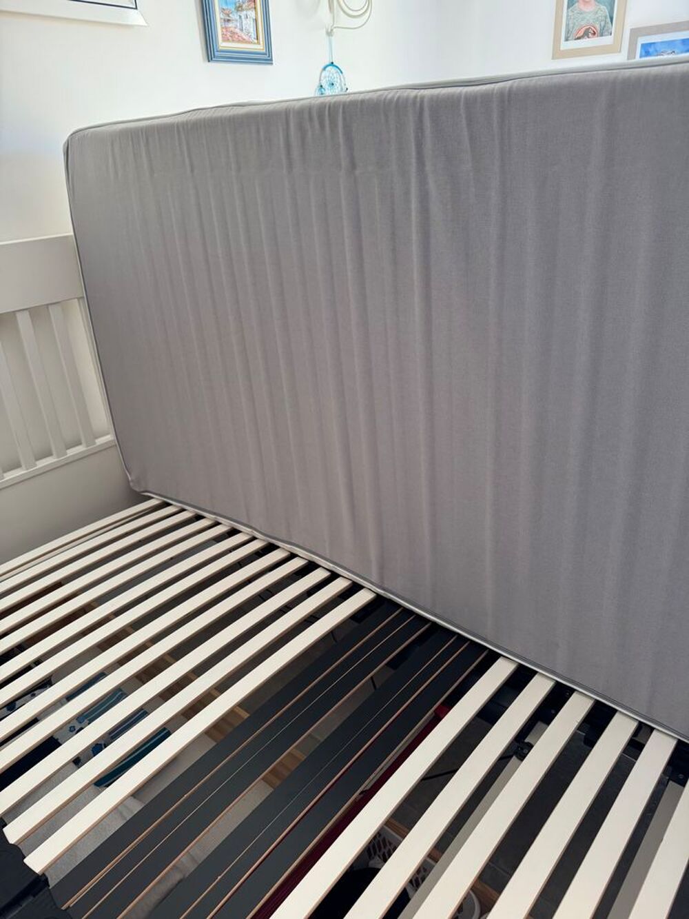Ensemble de 2 sommiers &eacute;lectriques et 2 matelas Meubles