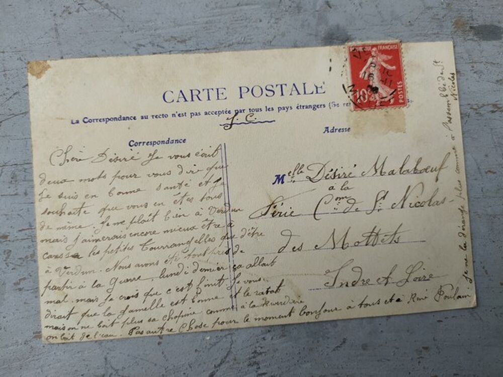 55. VERDUN. CPA Souvenir du 162&egrave;me R&eacute;giment d'Infanterie 