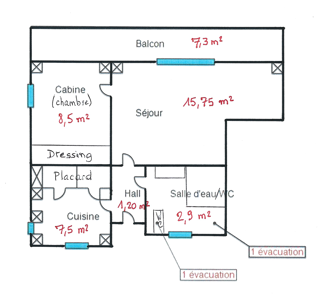  Appartement � vendre 2 pi�ces 36 m�
